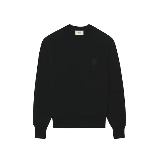 Pull épais logo de coeur brodé noir (S/M) - JIRISU 