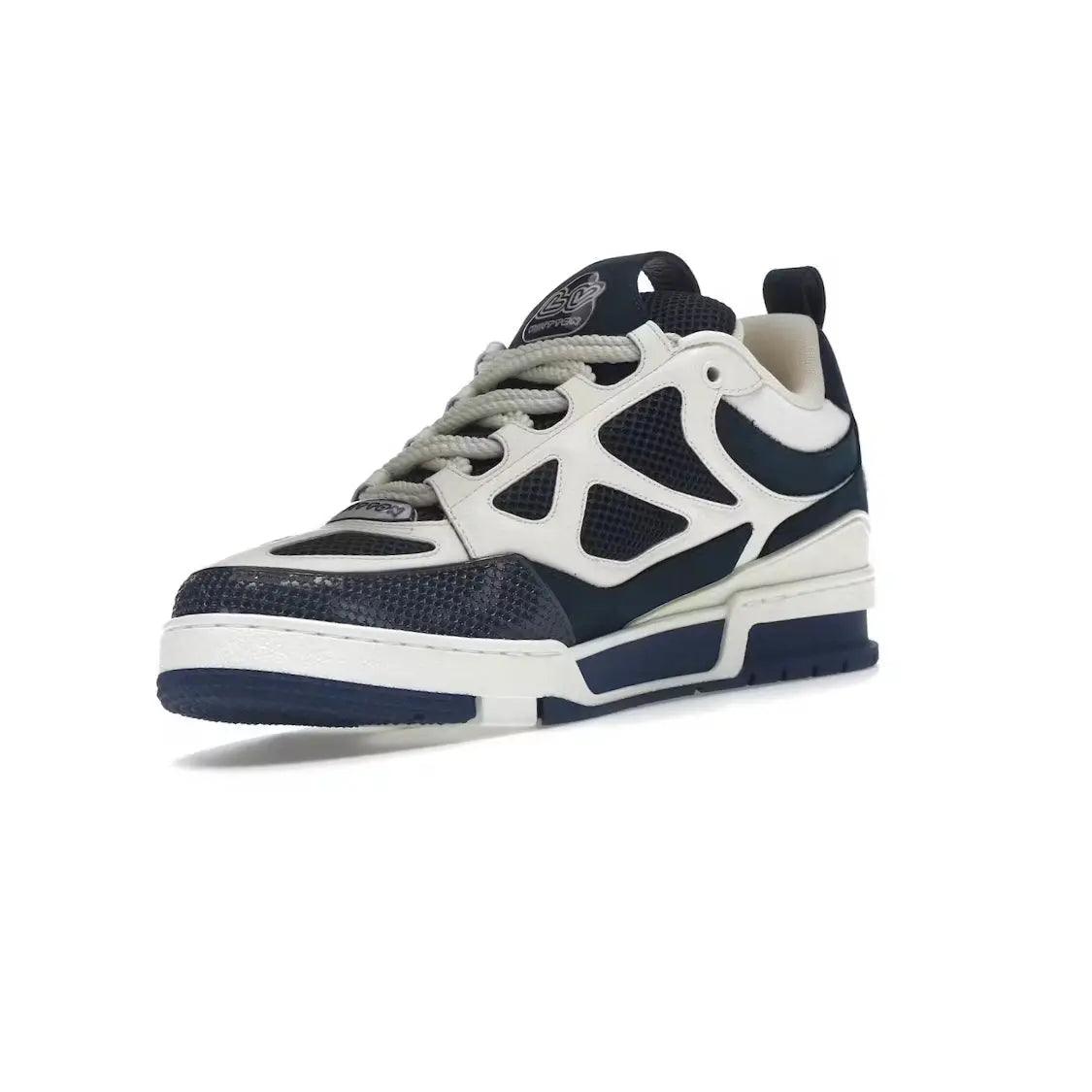 Baskets Sneaker Skate coloris bleu marine blanc (40-44) - JIRISU 