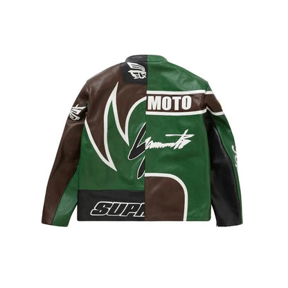 Veste en cuir Racing Leathers Split Jacket - JIRISU 