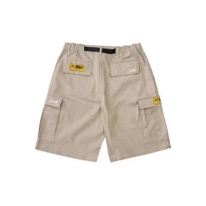 Short Cargo Alcatraz Logo coloris beige - JIRISU 