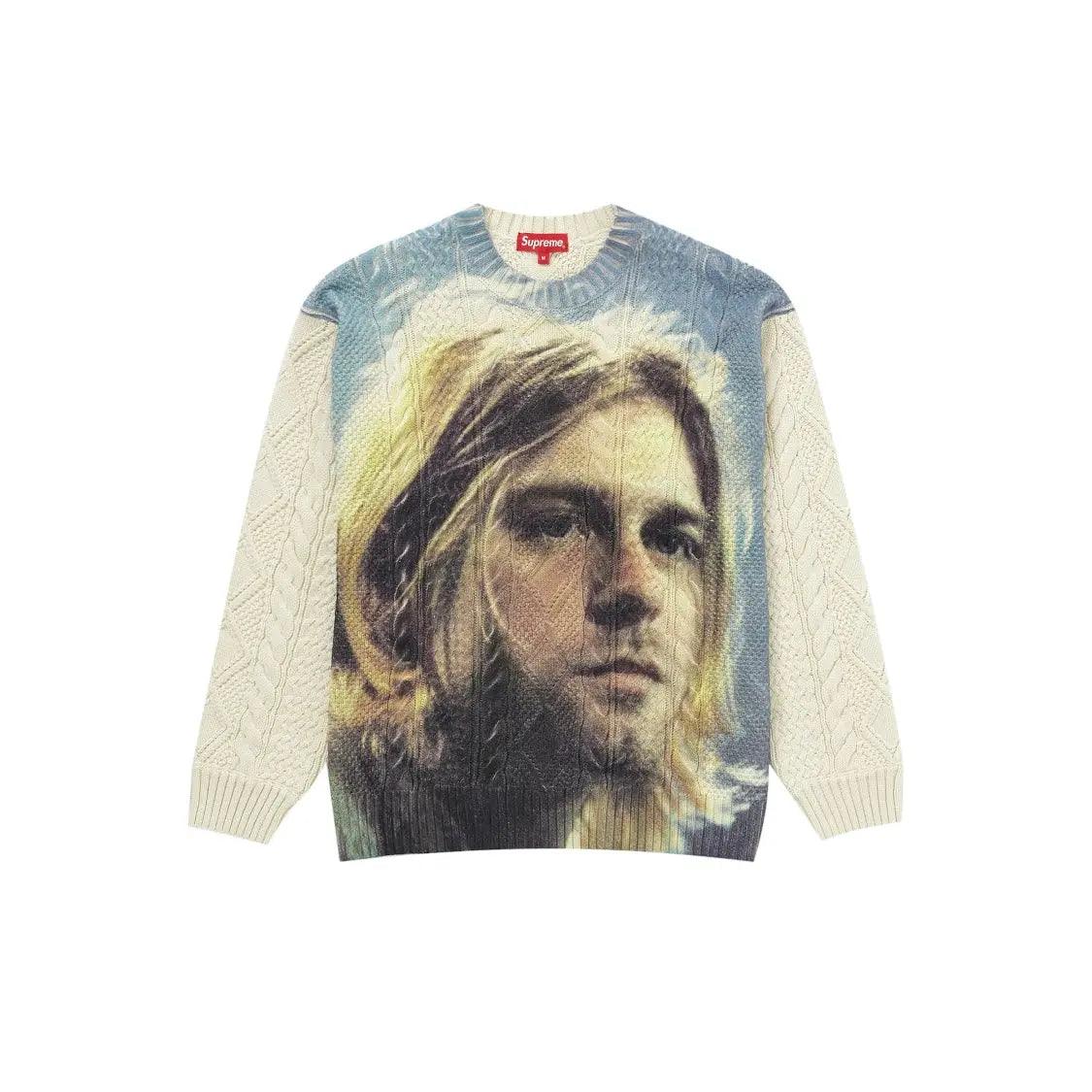 Sweatshirt Kurt Cobain blanc cassé (S/M) - JIRISU 