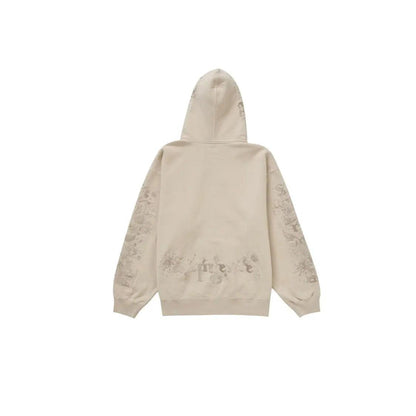 Veste AOI Zipé Hooded Sweat-shirt coloris crème naturel - JIRISU 