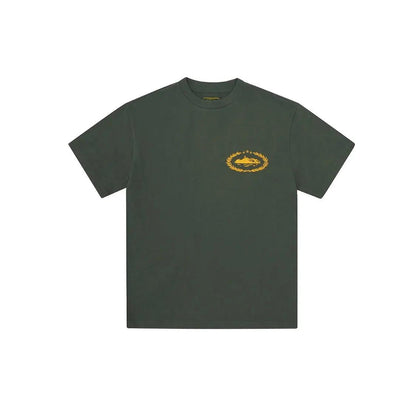 T-shirt Royale Crtz Heavyweight Tee coloris Jaune/Vert - JIRISU 