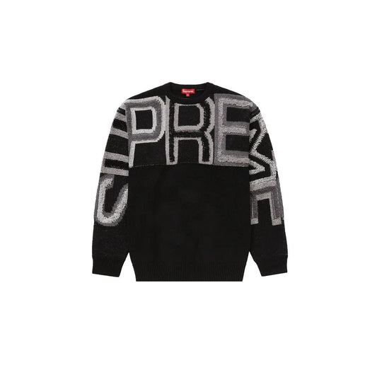 Pull Chenille S Logo coloris noir - JIRISU 