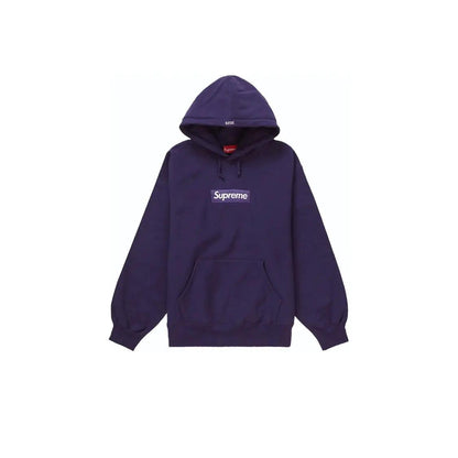 Sweat-shirt Box Logo Hooded FW23 mauve (M) - JIRISU 