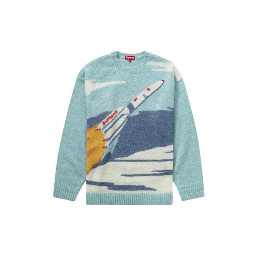 Pull Sweater Rocket bleu (S/M) - JIRISU 