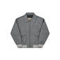 Veste en cuir “Da Skydive” Jacket coloris gris - JIRISU 