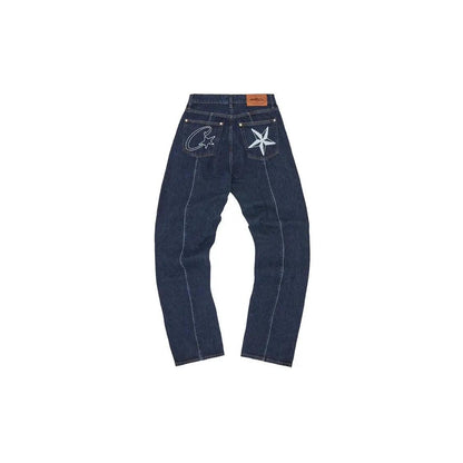 Jean C-Star Stitch-Down bleu marine - JIRISU 