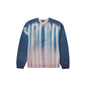 Pull Blurred Logo en coton bleu (S/M/L) - JIRISU 