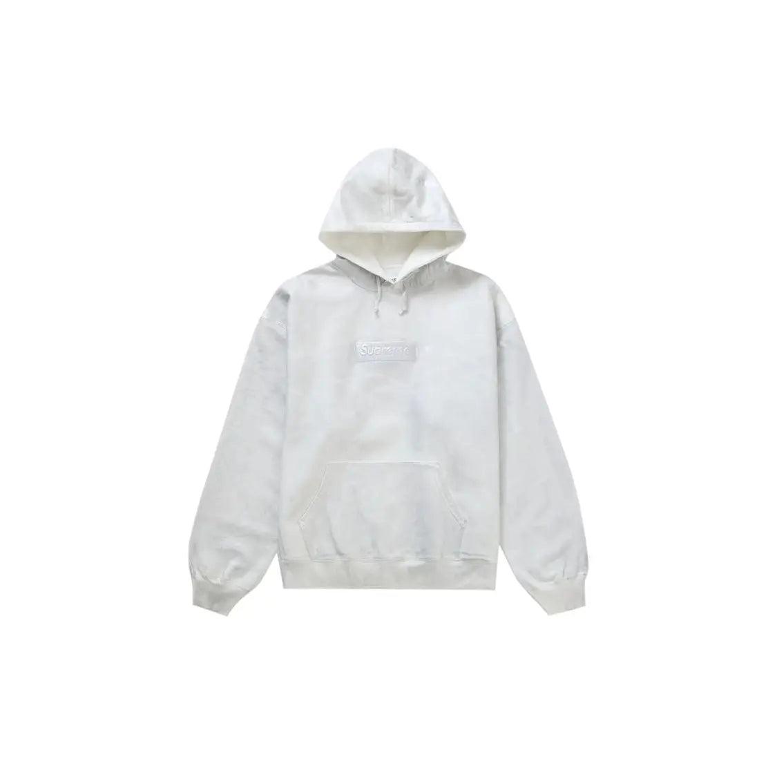 Sweat à Capuche Foil Box Logo Hooded coloris Blanc - JIRISU 