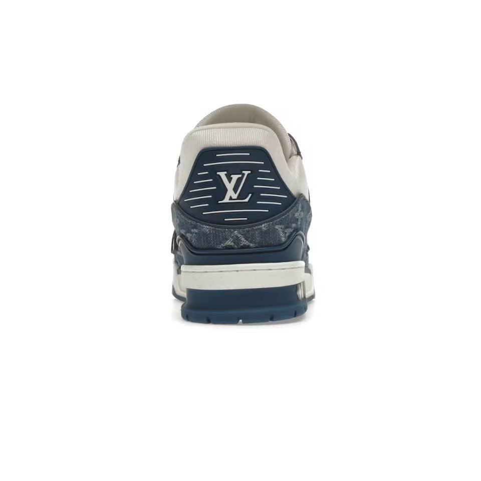 Sneaker LV monogramme denim bleu/blanc - JIRISU 