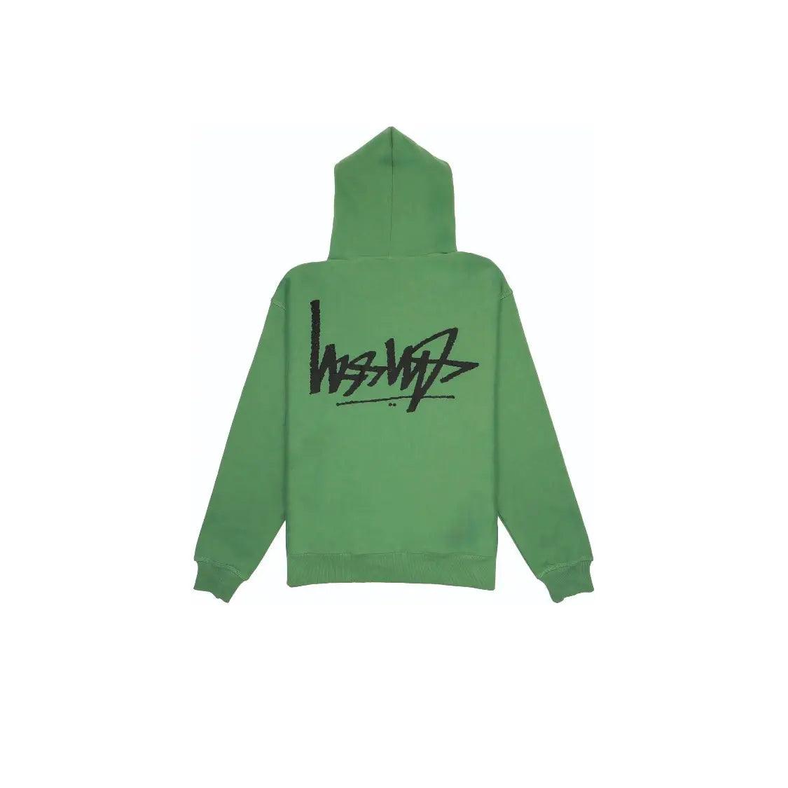 Veste Flipped Zip Hoodie coloris vert - JIRISU 