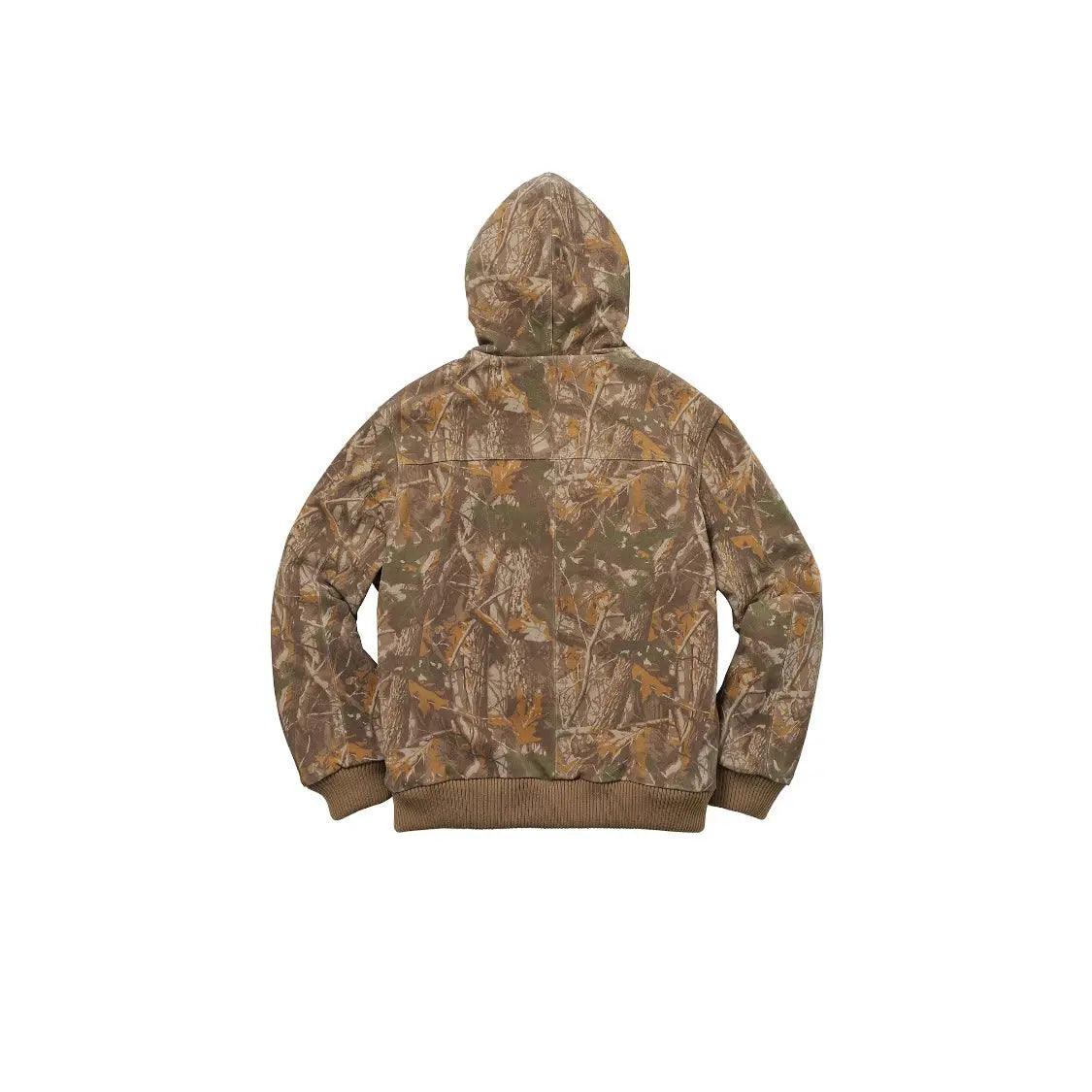 Veste Zipé Hooded Suede Work Jacket coloris arbre Camo - JIRISU 