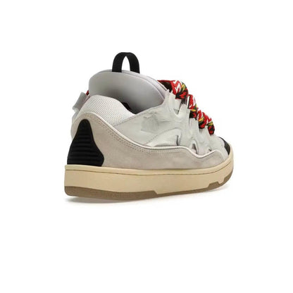 Sneakers Curb en cuir coloris blanc/ivoire - JIRISU 