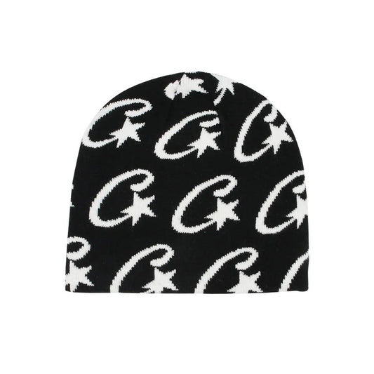 Bonnet C-Starz Monogramme beanie coloris noir - JIRISU 