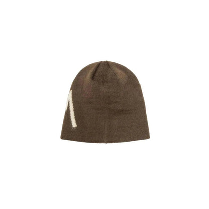 Beanie Brushed Out Stock Skullcap coloris marron - JIRISU 